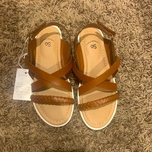 Girls strap sandals NWT